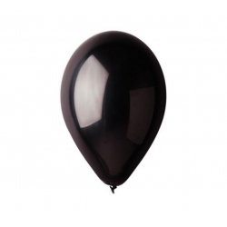 Balony pastelowe Czarne 26 cm